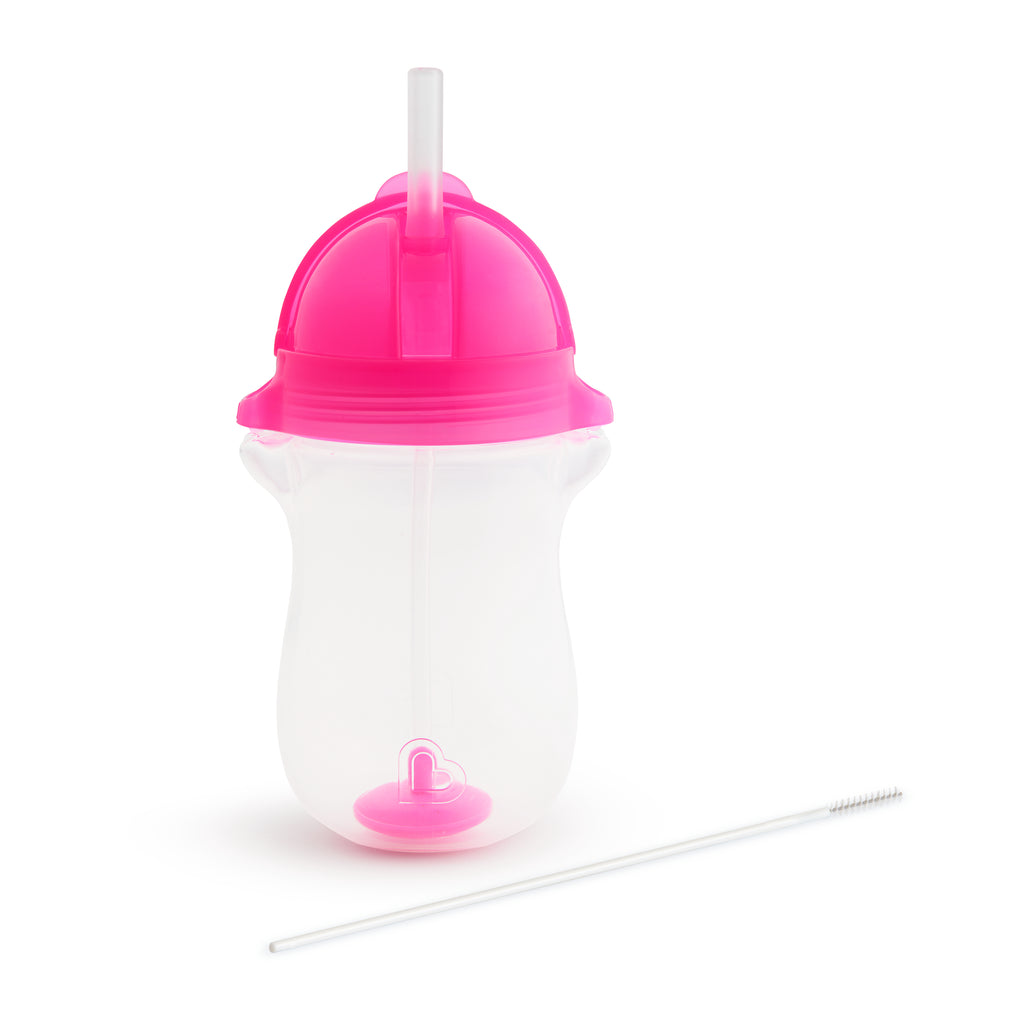 Munchkin Cups - 10oz Click Lock Tip & Sip Cup-Pink