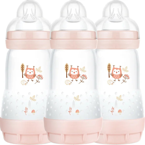 MAM Easy Start Anti-Colic Self-Sterilising Bottle - Newborn - 3 Pack - 260ml