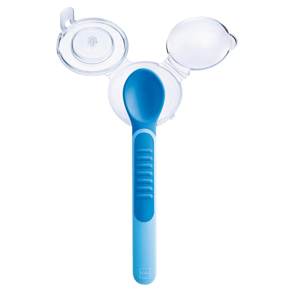 Mam Heat Sensitive Spoons Blue