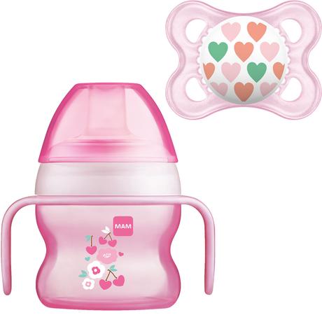 Mam Starter Cup 150ml with Handles and Soother 4+ mths