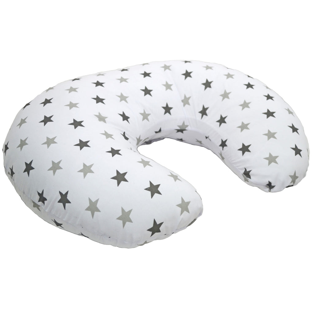 Cuddles Collection Nursing Pillow Twinkle Silver Stars