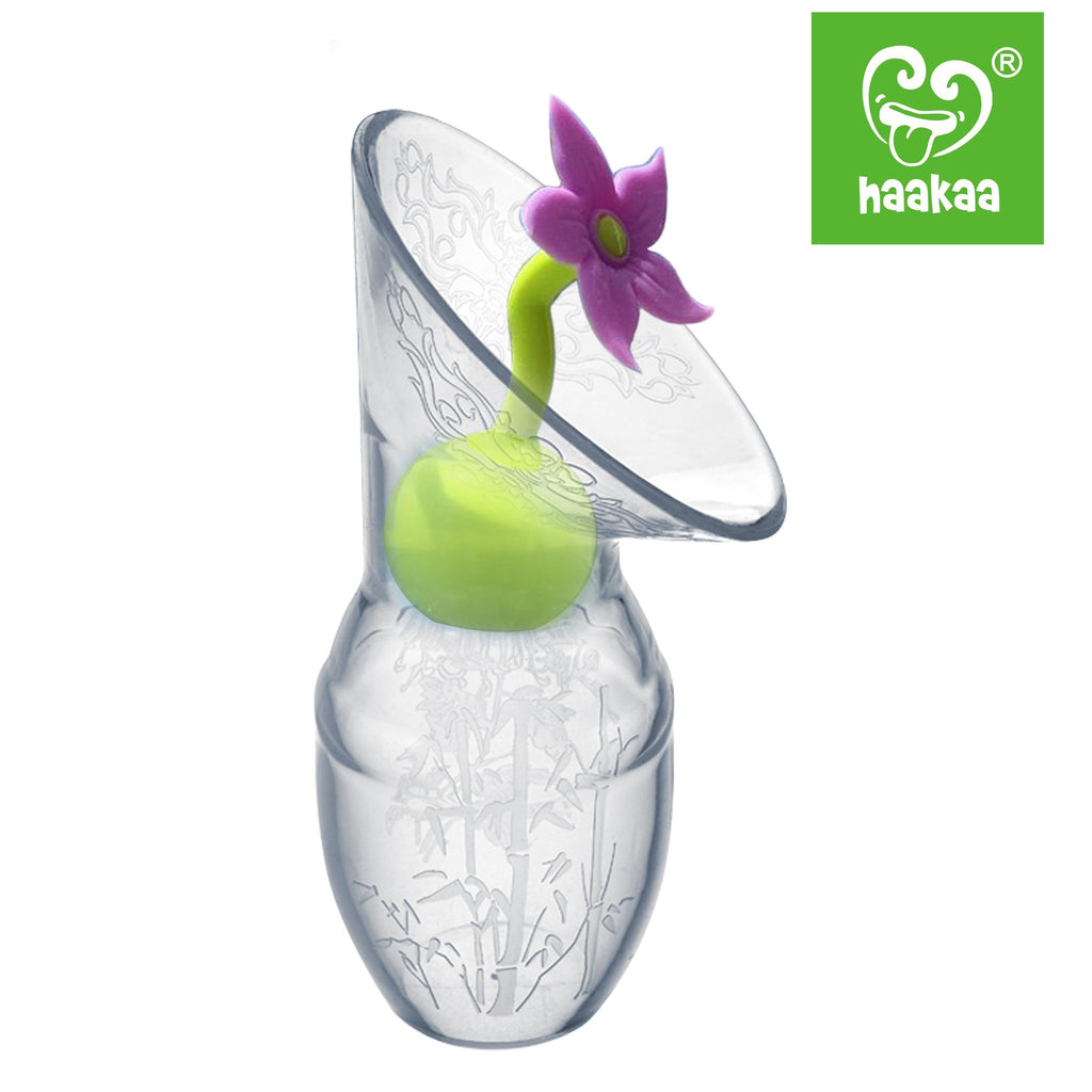 Haakaa Silicone Flower Stopper Lilac