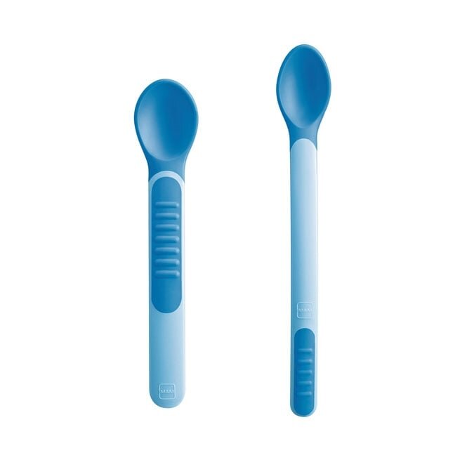 MAM Heat Sensitive Spoons Blue
